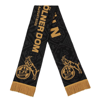 1. FC Köln Premiumschal "Ausweichtrikot" Schwarz 97 % Polyacryl, 3 % Elasthan